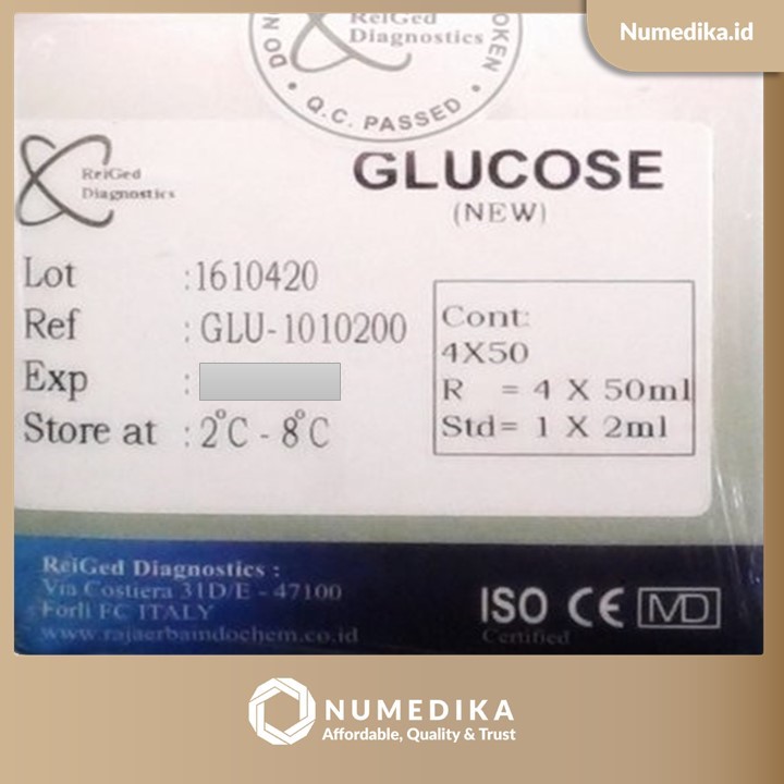Glucose Reiged Diagnostics 4x50 ml